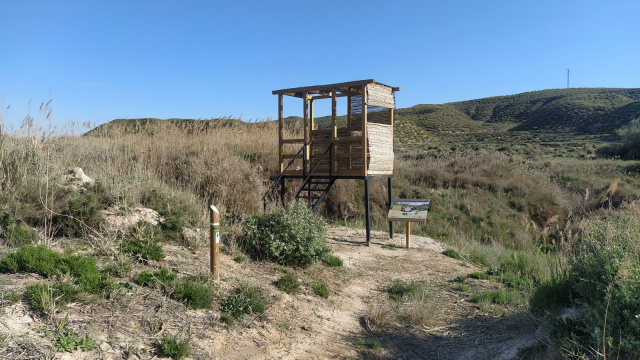 Observatorio de aves, humedal El Margen