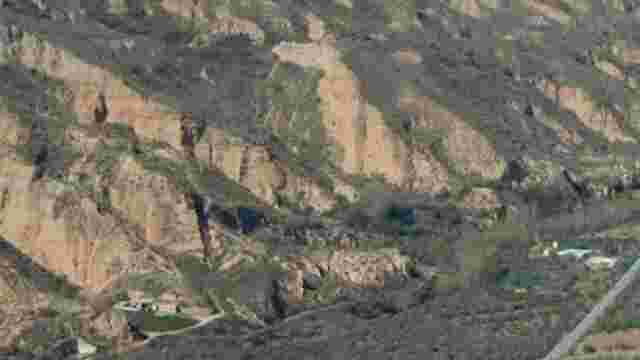 Valle del río Gor (deslizamientos rotacionales en Gorafe)